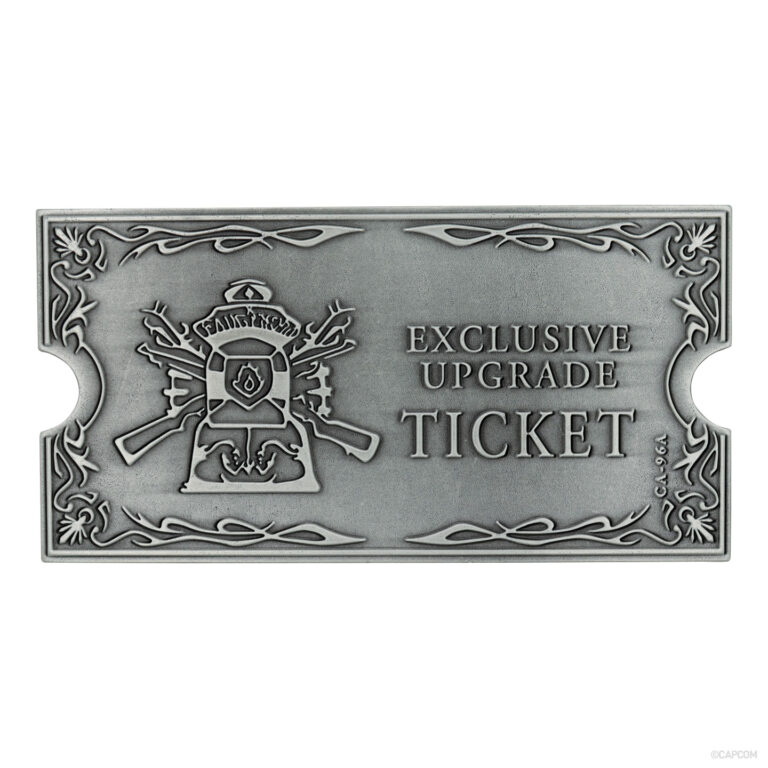Resident Evil 4 Metal Exclusive Upgrade Ticket official Resident Evil ticket