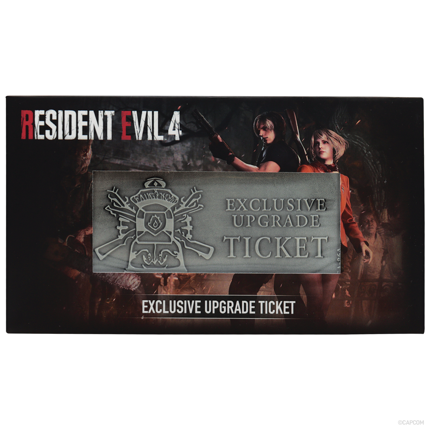 Resident Evil 4 Metal Exclusive Upgrade Ticket official Resident Evil ticket