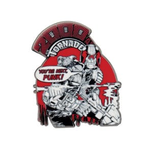 2000 AD Judge Dredd Limited Edition You’re Next Punk Pin Badge