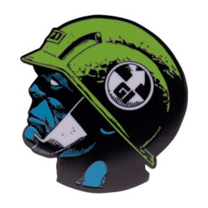 2000 AD Rogue Trooper GI Pin Badge