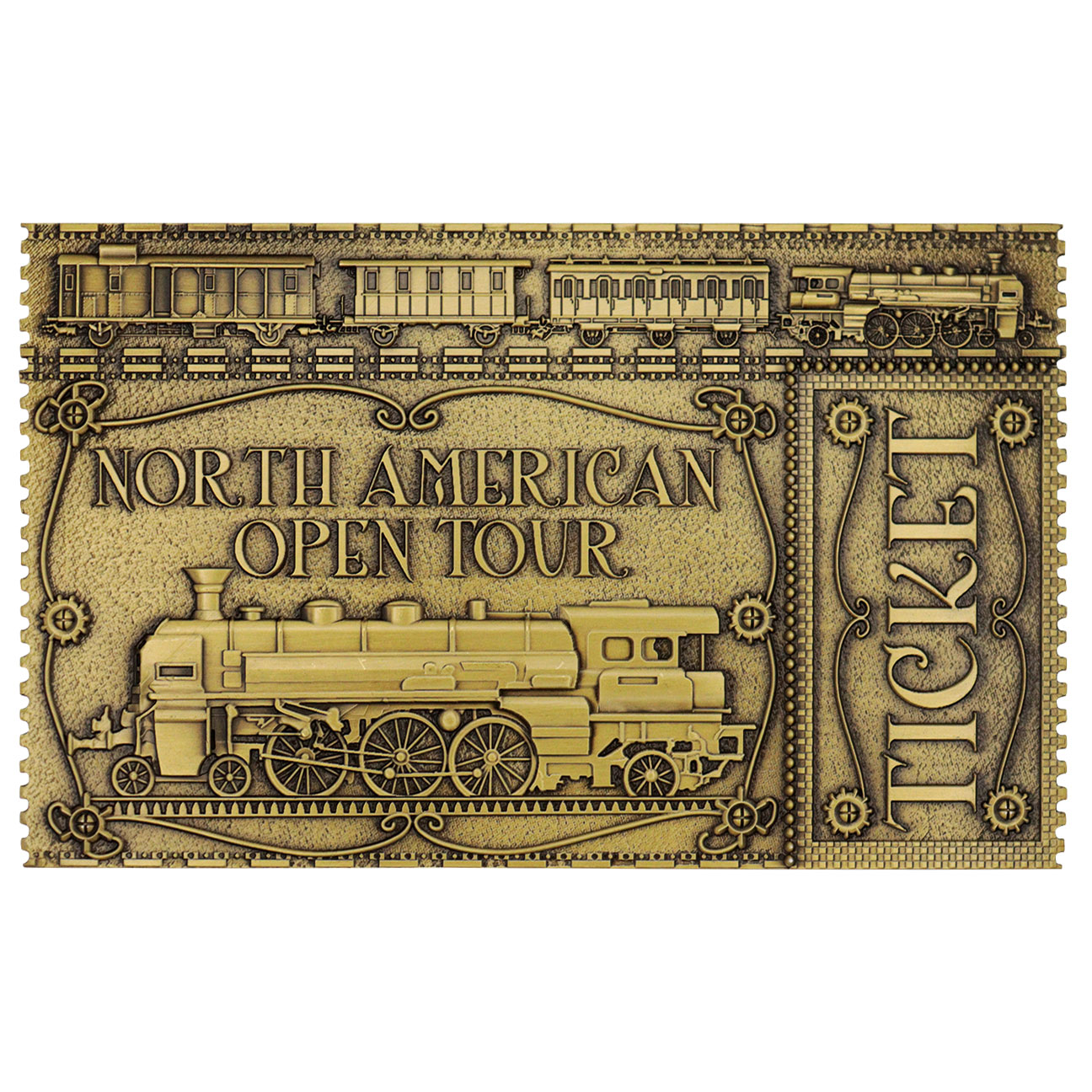 Ticket to Ride North American Open Tour Ticket front view