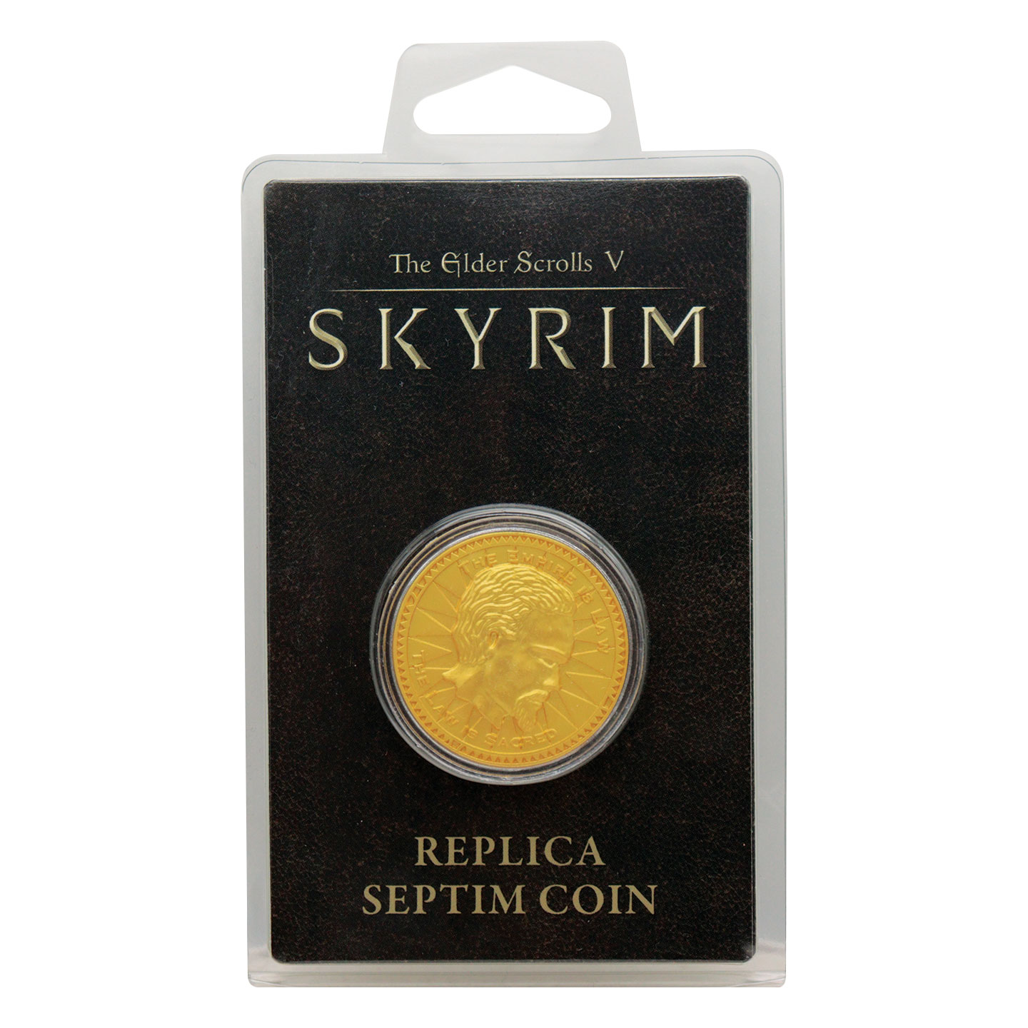 The Elder Scrolls Septim Coin - Misty Gold Edition packaging front