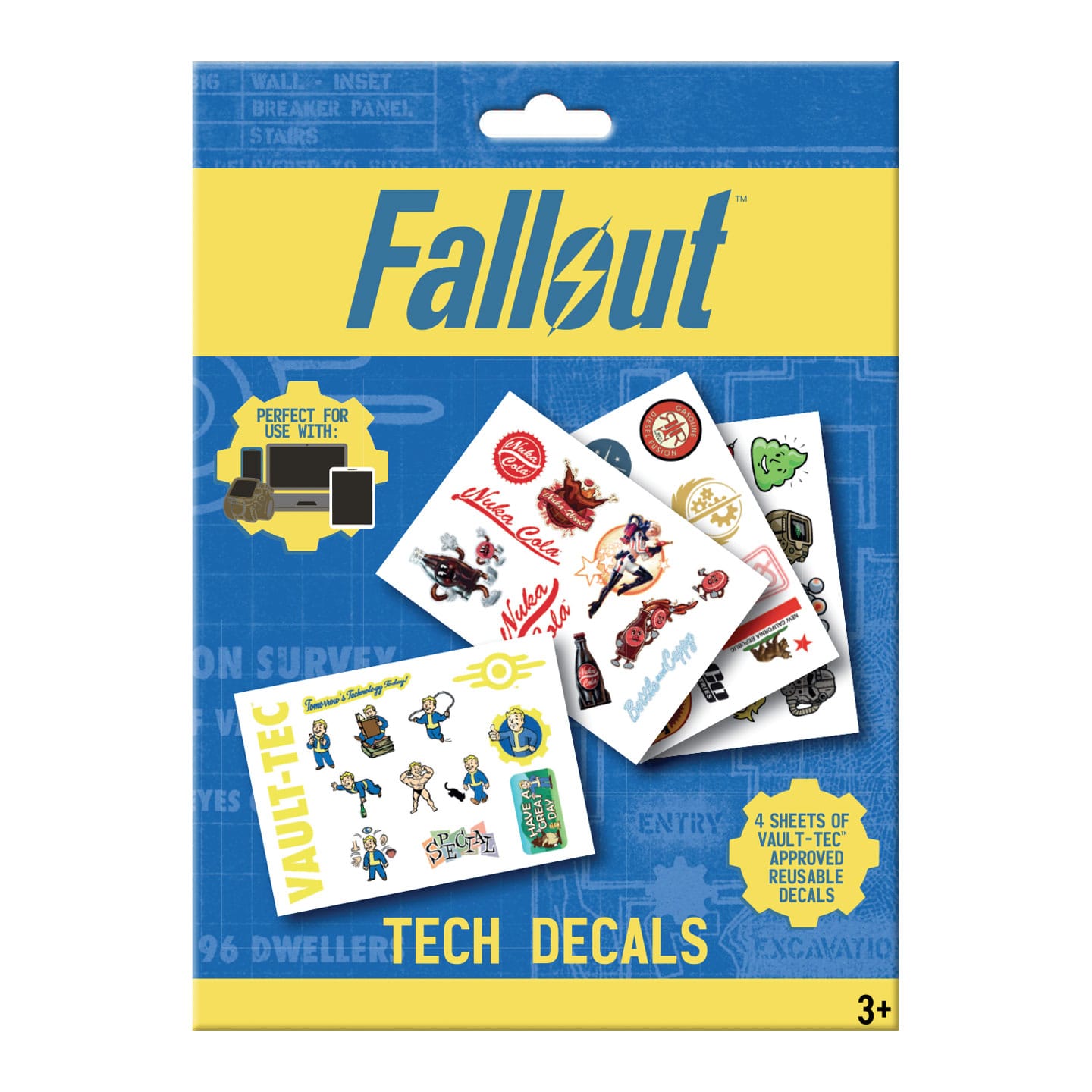 Fallout Tech Decals packaging front
