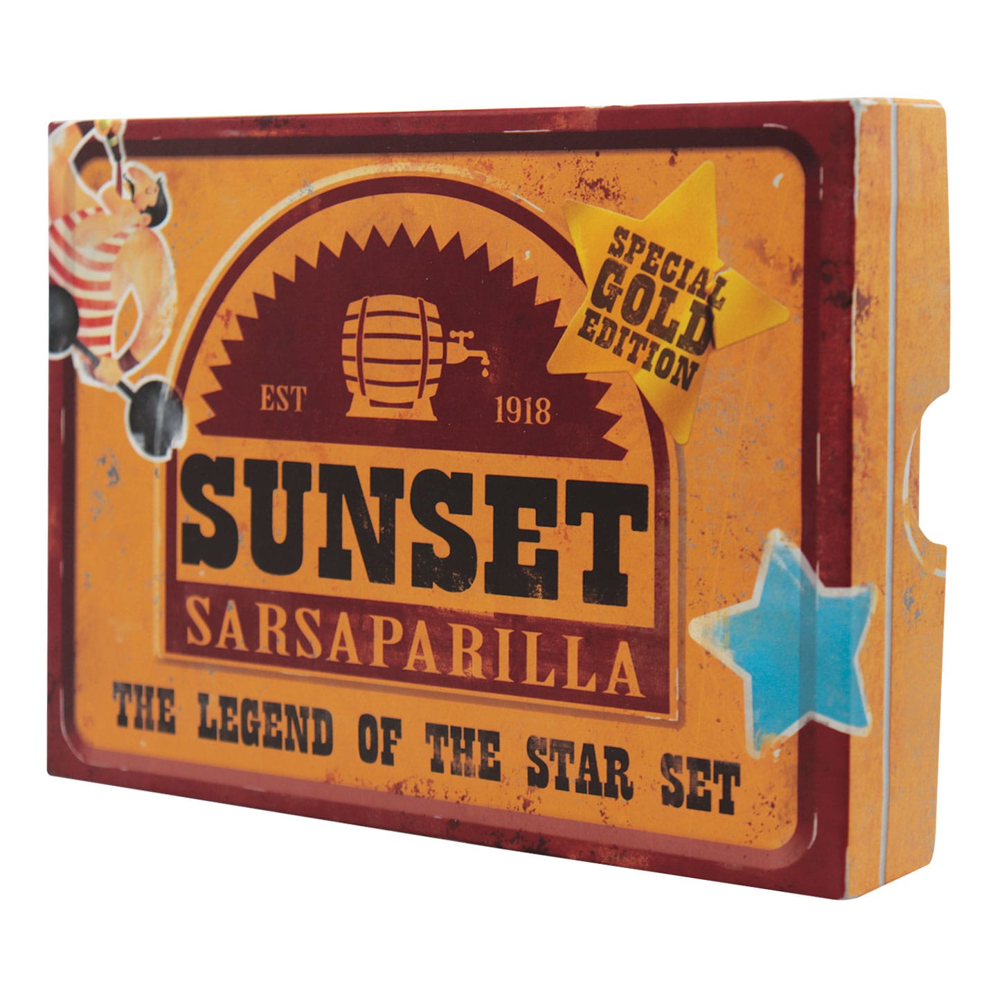 Fallout Sunset Sarsaparilla Legend of the Star Set - Gold Coloured Edition angled view