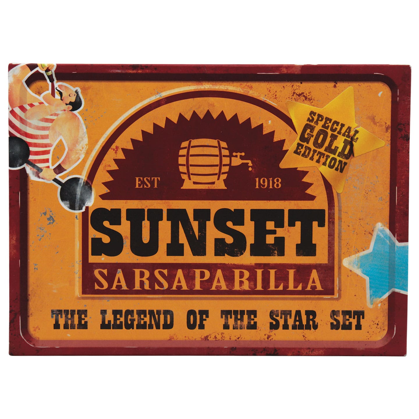 Fallout Sunset Sarsaparilla Legend of the Star Set - Gold Coloured Edition presentation box front