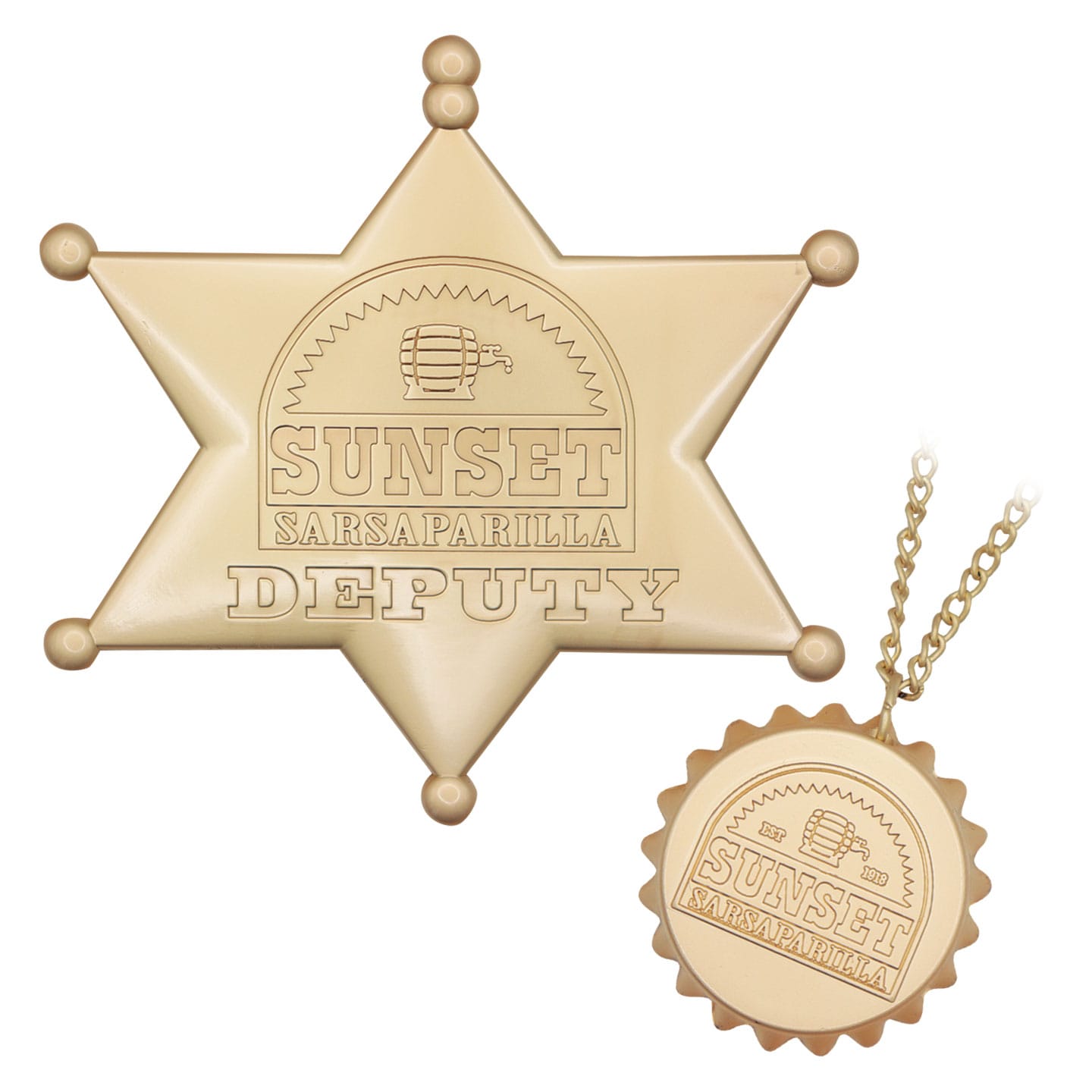 Fallout Sunset Sarsaparilla Legend of the Star Set - Gold Coloured Edition complete set