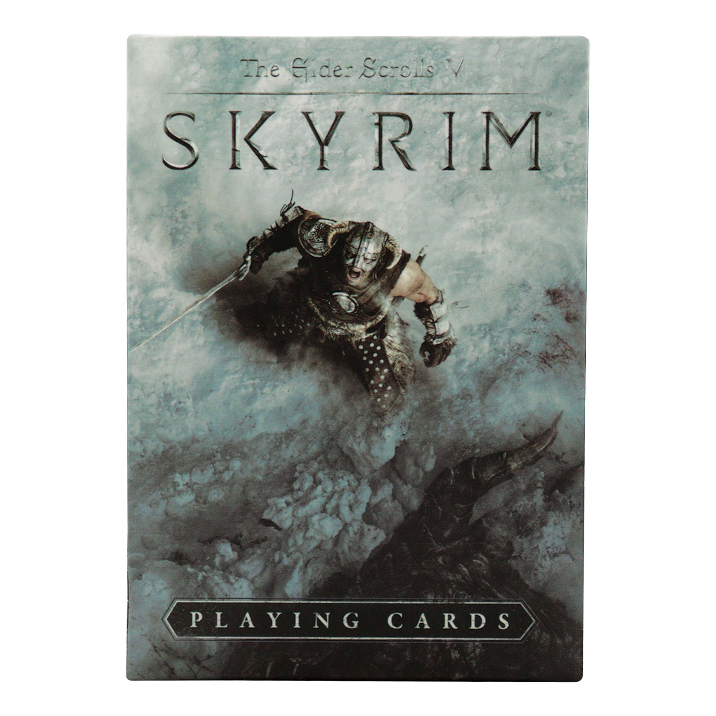 The Elder Scrolls Skyrim Playing Cards CDU Containing 12 Packs presentation box front