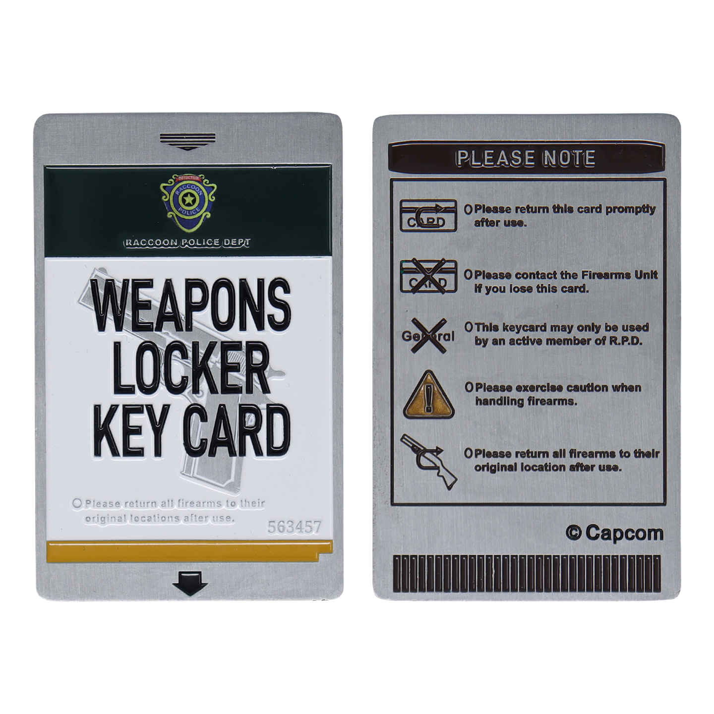 Resident Evil 2 Limited Edition R.P.D. Welcome Pack USA Variant front and back view