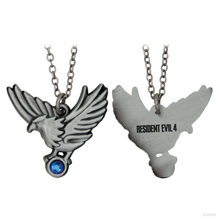 Resident Evil 4 Ashley's Necklace front and back view