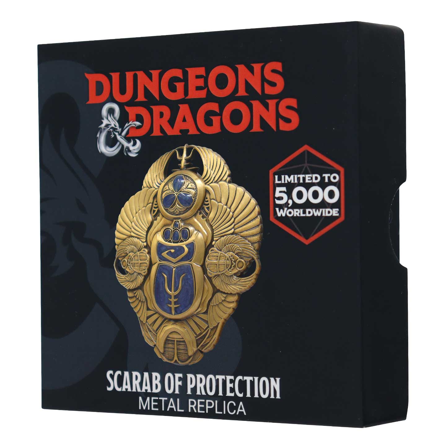 Dungeons & Dragons Limited Edition Replica Scarab of Protection angled view