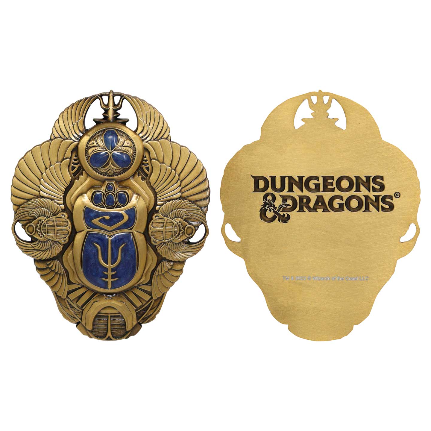Dungeons & Dragons Limited Edition Replica Scarab of Protection front and back view
