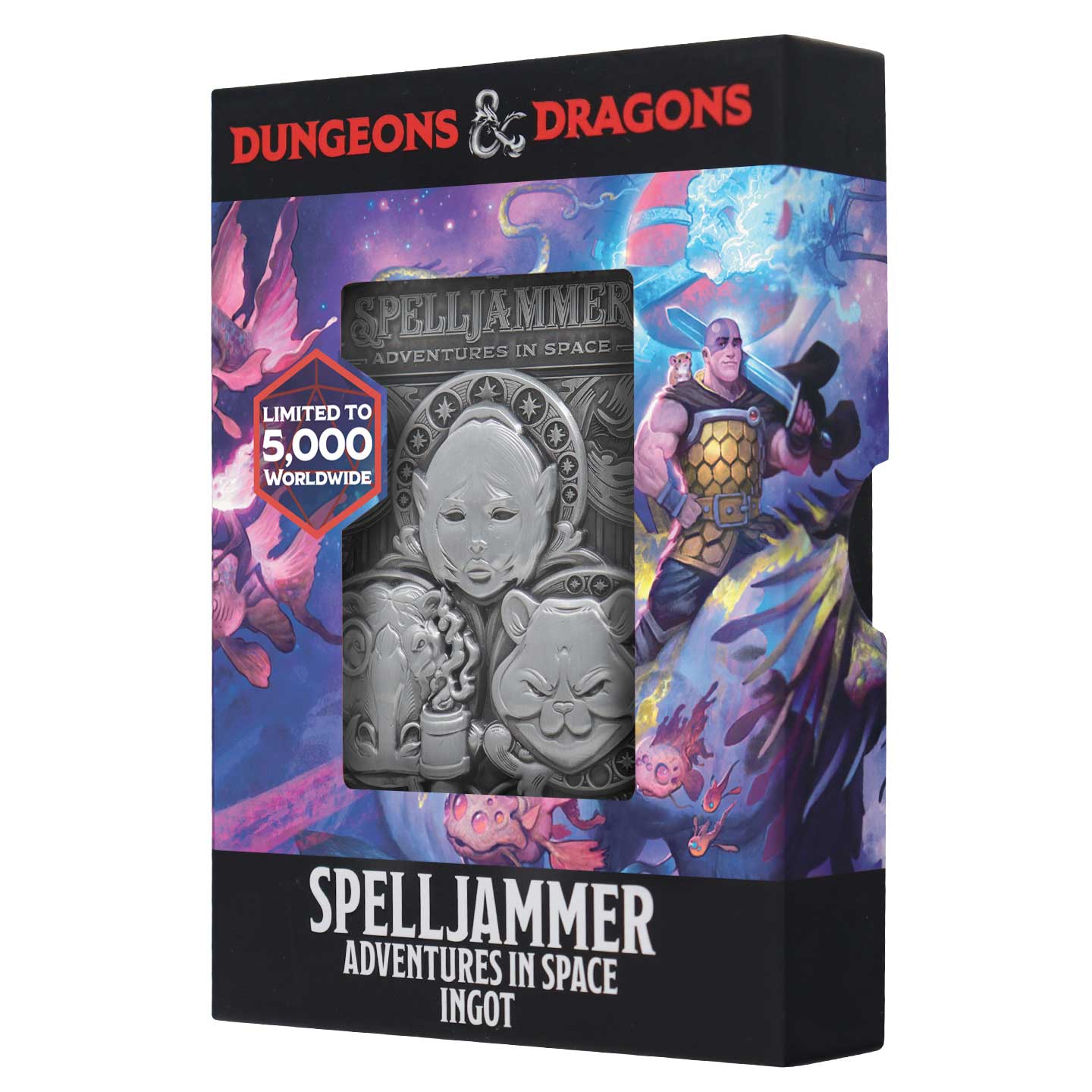 Dungeons & Dragons Limited Edition Spelljammer Adventures in Space Ingot angled view