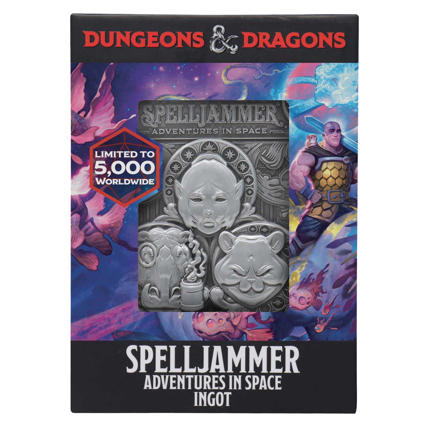 Dungeons & Dragons Limited Edition Spelljammer Adventures in Space Ingot presentation box front