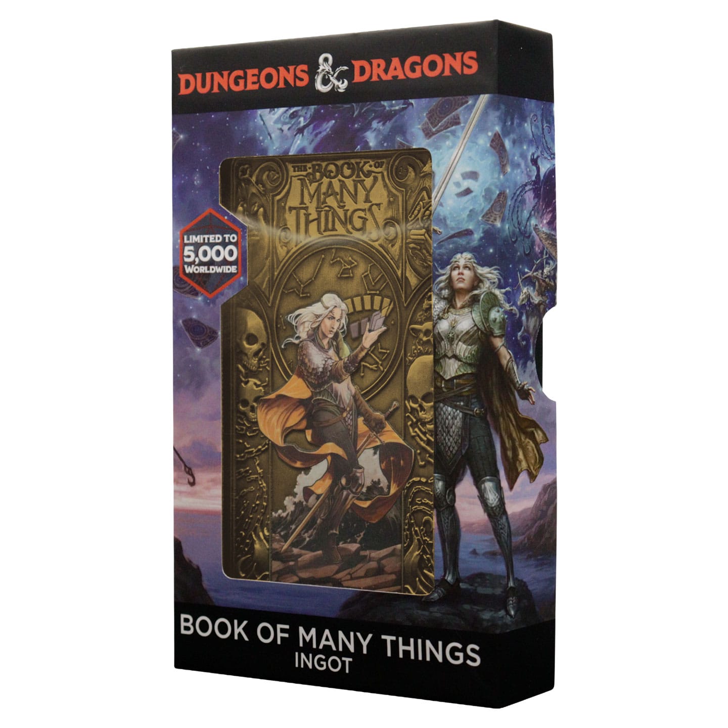 Dungeons & Dragons Book of Many Things Limited Edition Ingot angled view