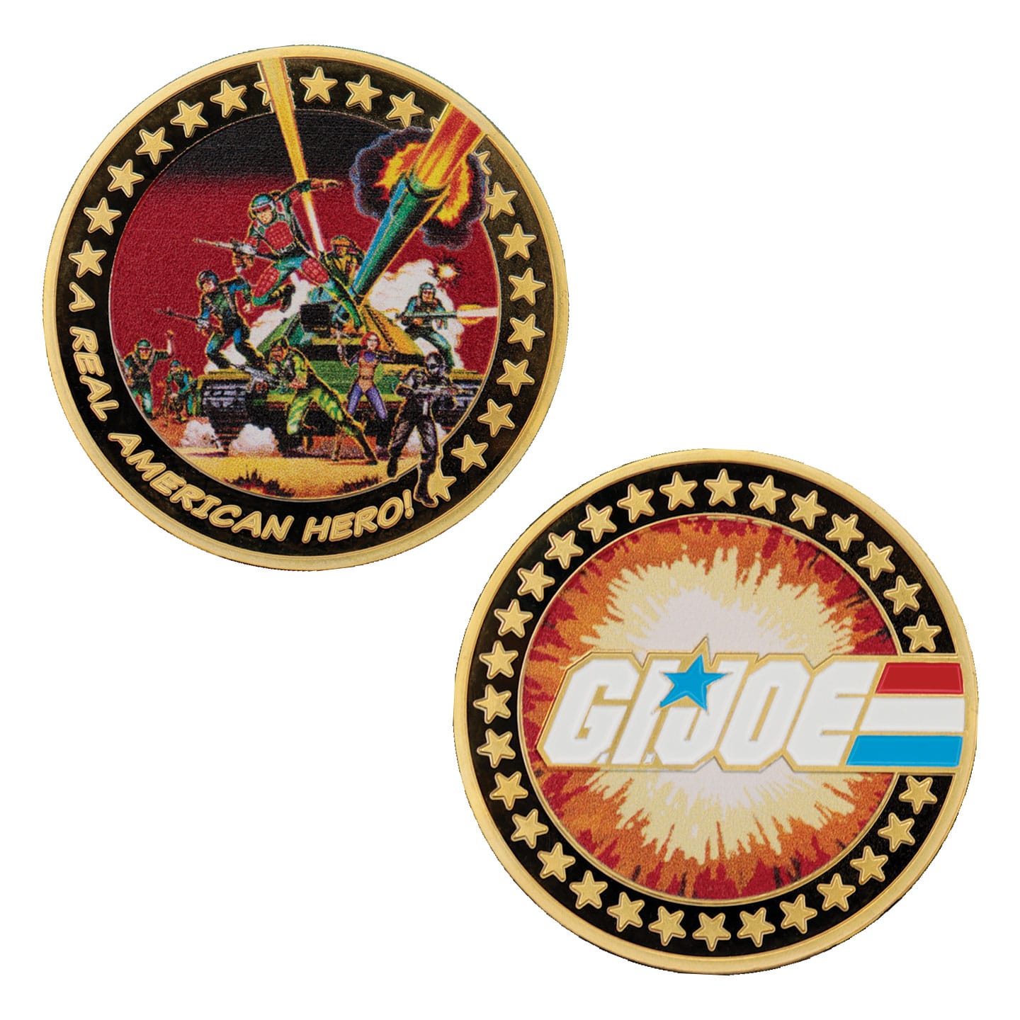 G.I. Joe Limited Edition A Real American Hero 60th Anniversary 24k Gold Plated Coin
