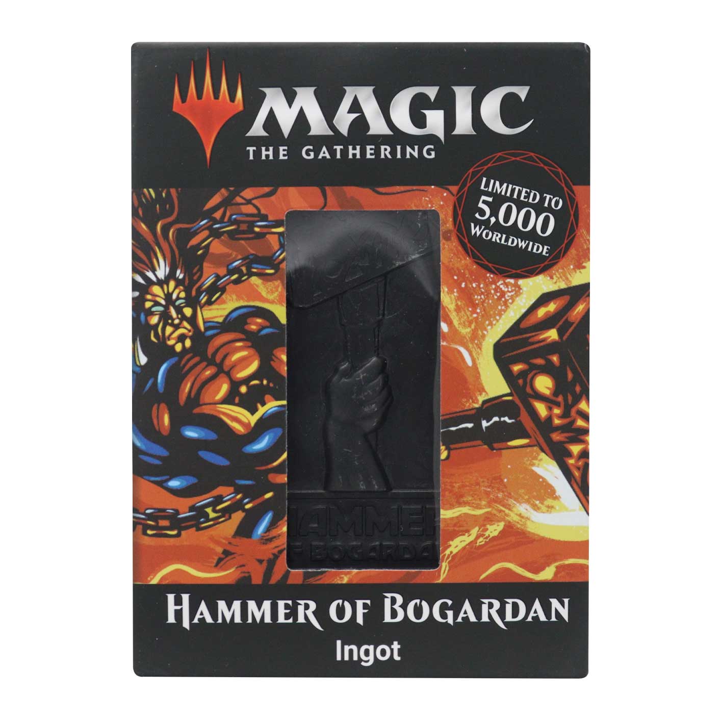 Magic the Gathering Limited Edition Hammer of Bogardan Ingot presentation box front