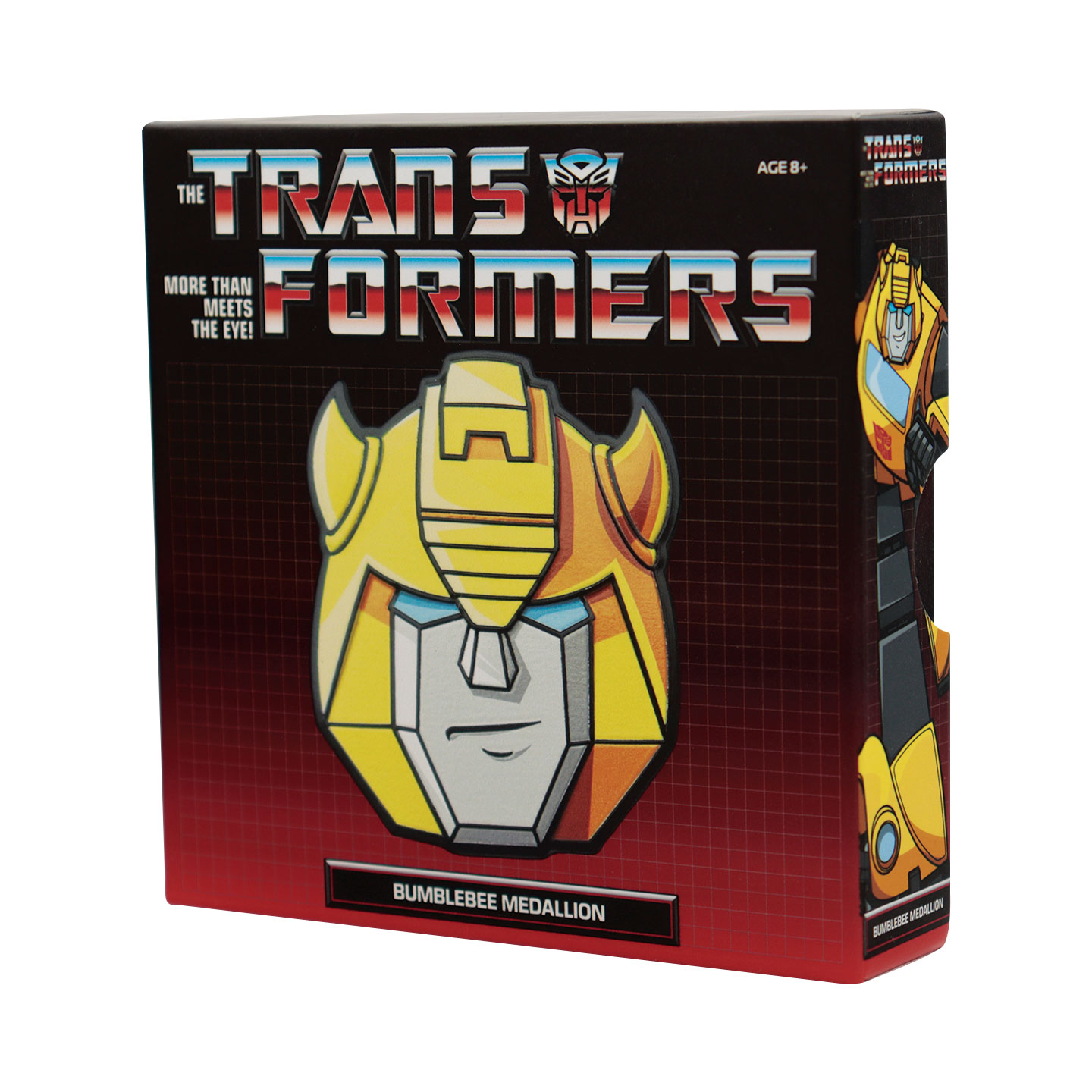 Transformers Limited Edition Bumblebee Medallion angled view