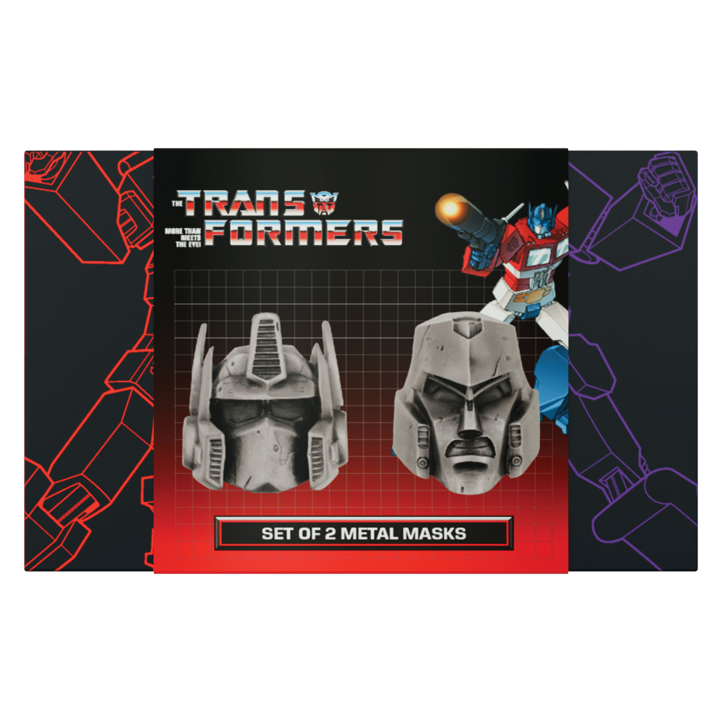 Transformers Set of 2 Helmet Replicas front view
