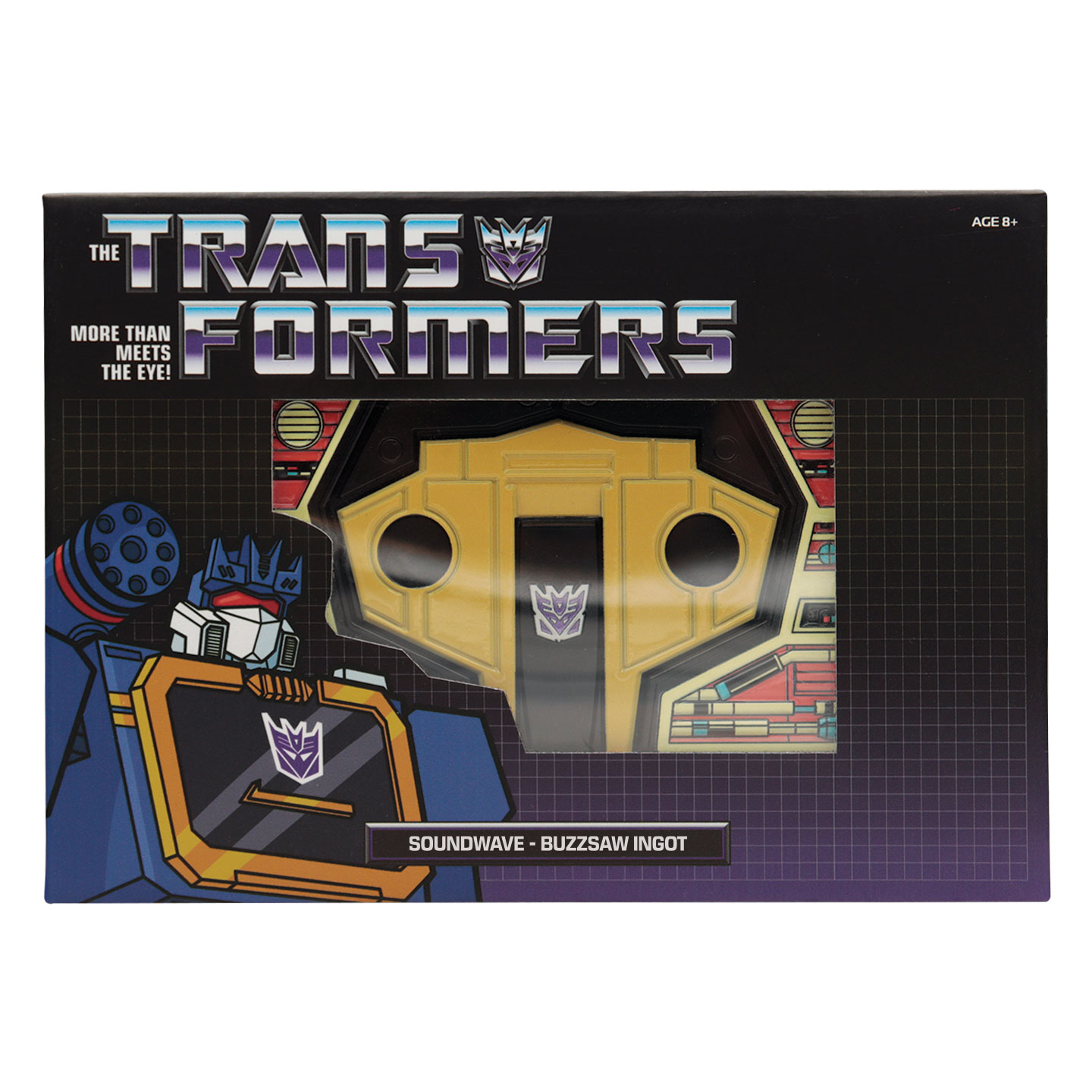 Transformers Replica Soundwave Cassette Tape presentation box front