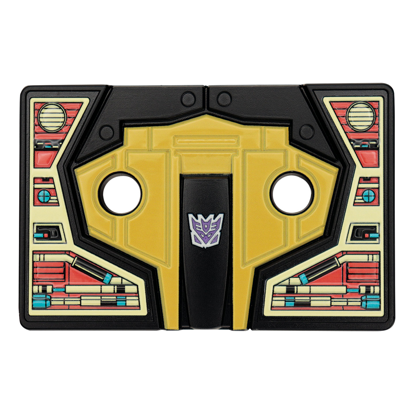 Transformers Replica Soundwave Cassette Tape front view