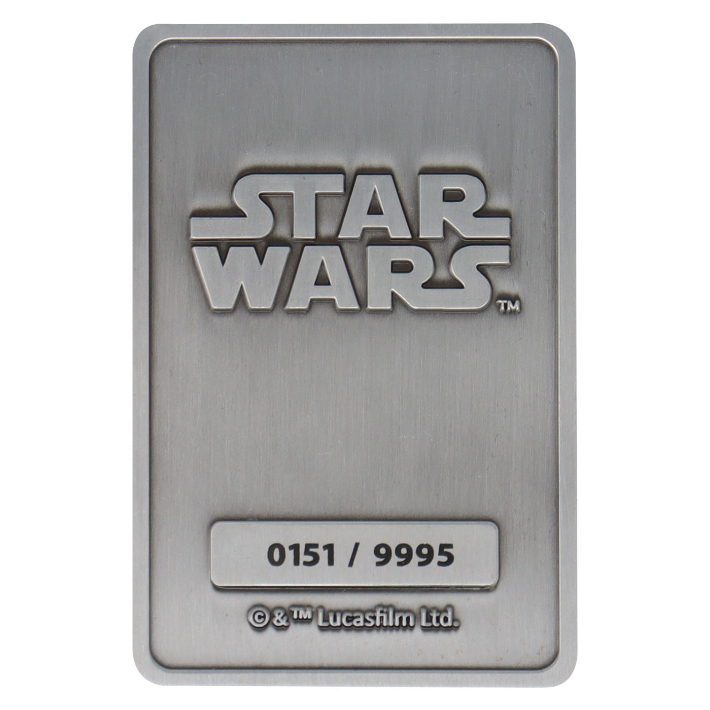 Star Wars Limited Edition Battle for Hoth Ingot back view