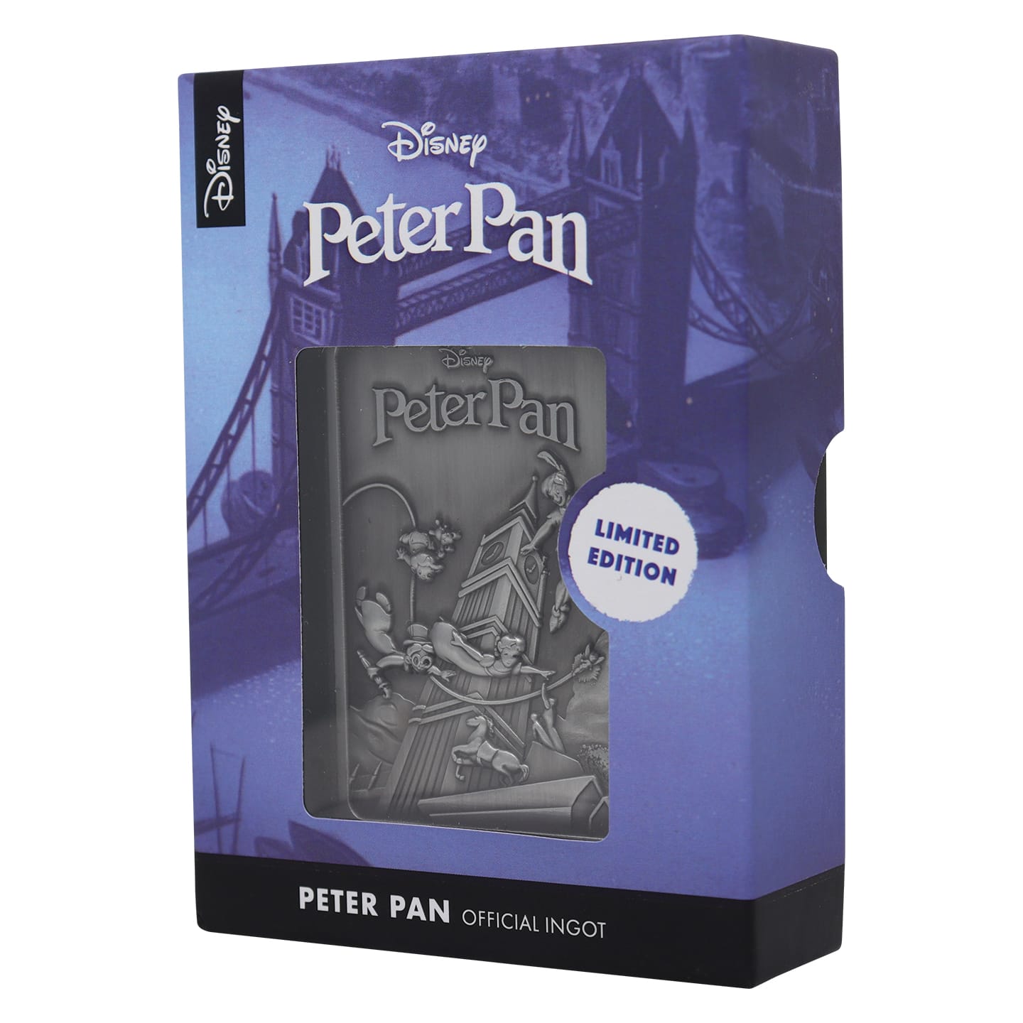 Disney Limited Edition Peter Pan Ingot angled view
