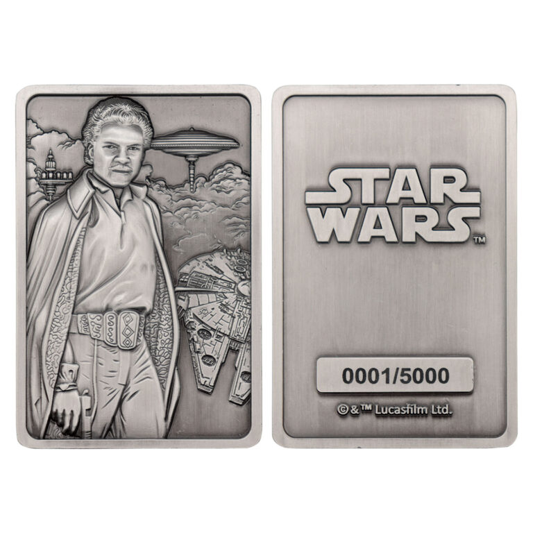Star Wars Lando Calrissian Ingot front and back view