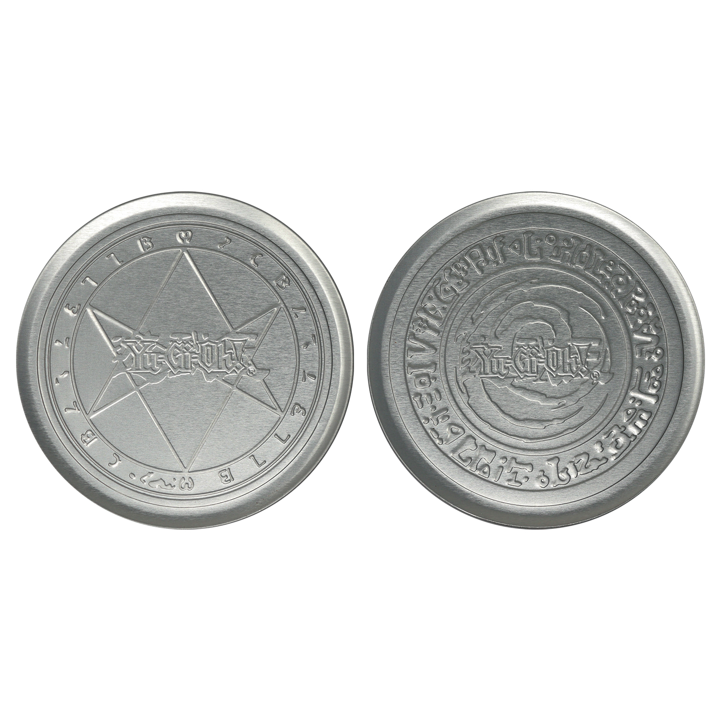 YuGiOh! Set of 4 Embossed Metal Coasters
