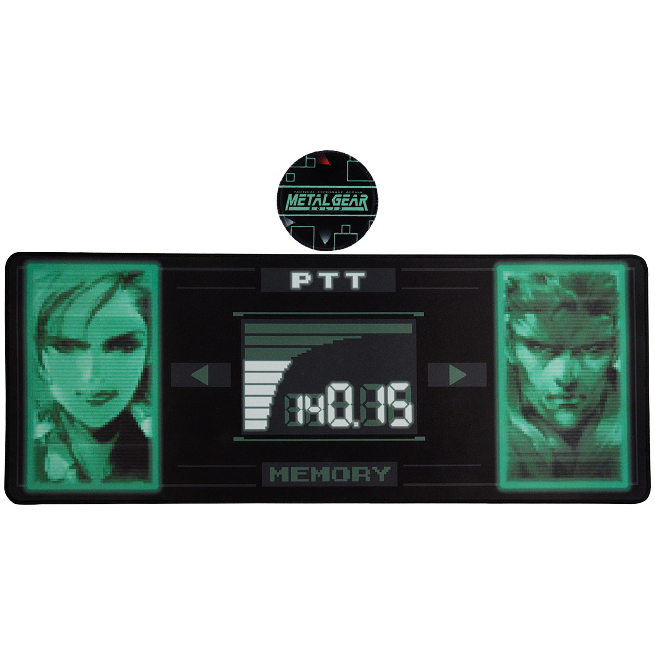 Metal Gear Solid Desk Pad & Coaster Set front view