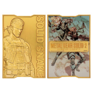 Metal Gear Solid 2 Limited Edition 24k Gold Plated Snake Ingot