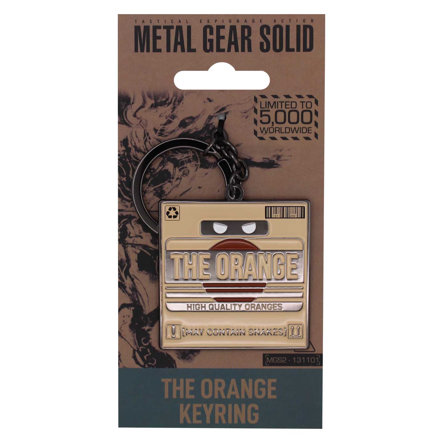 Metal Gear Solid 2 Key Ring packaging front