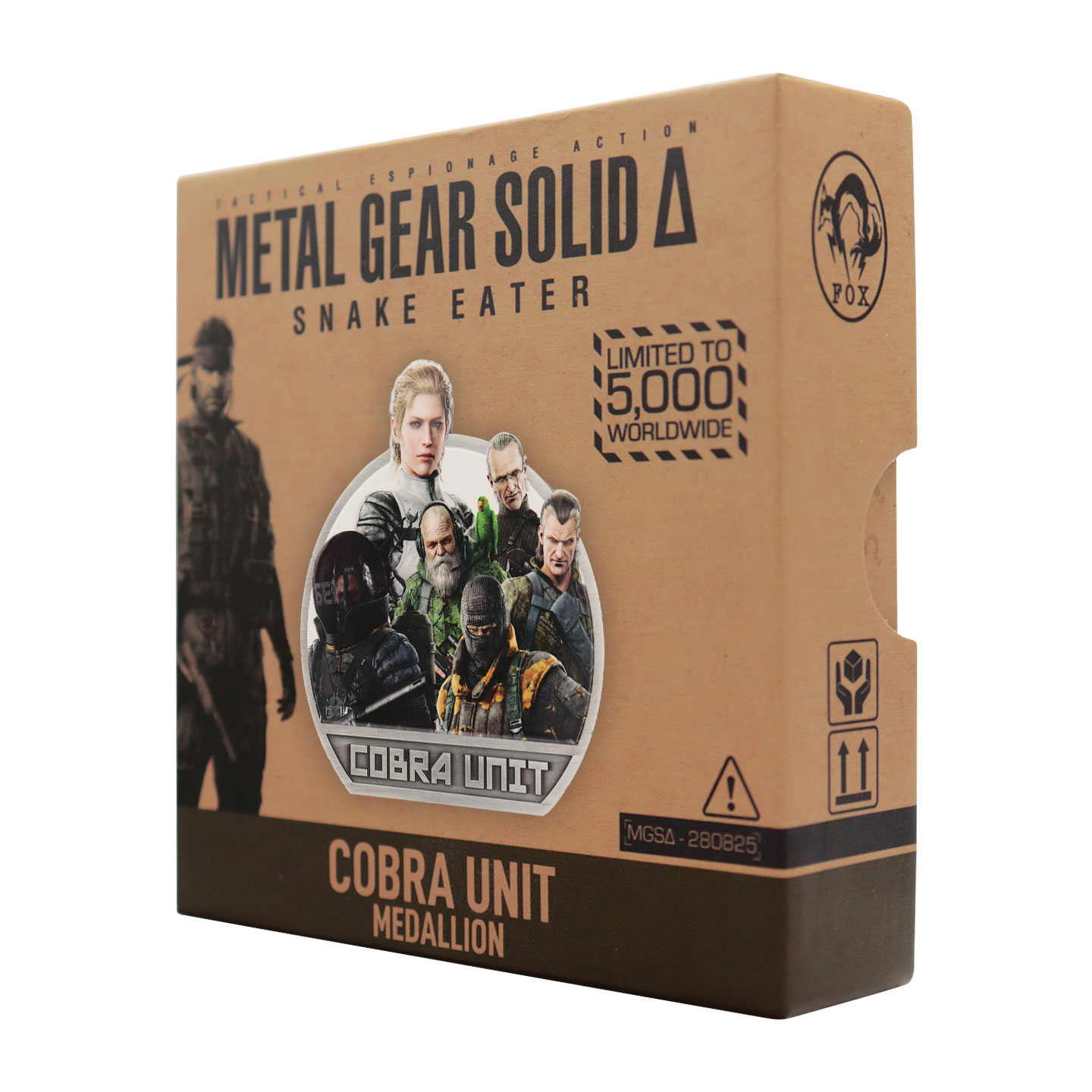Metal Gear Solid Delta Cobra Unit Medallion angled view