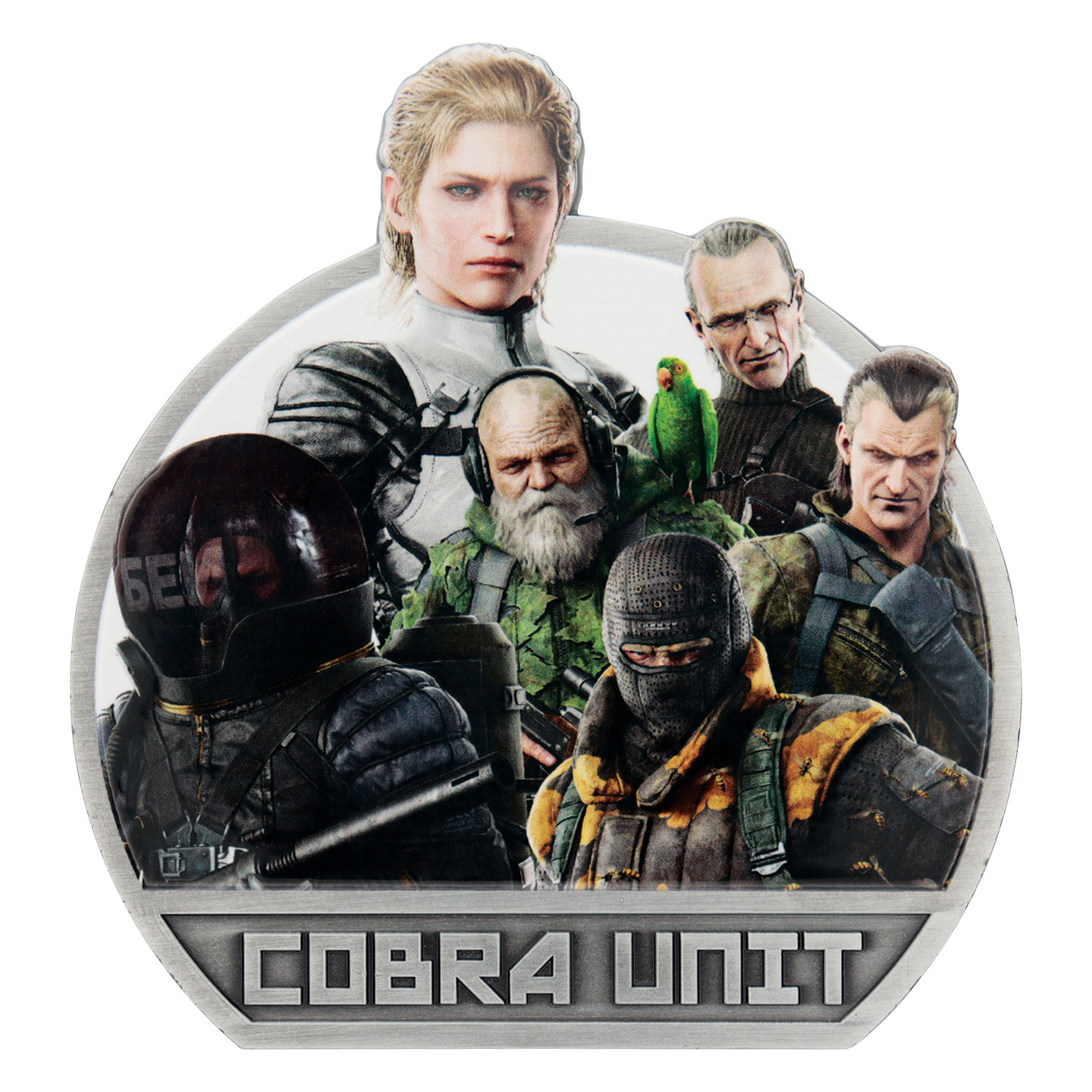 Metal Gear Solid Delta Cobra Unit Medallion front view