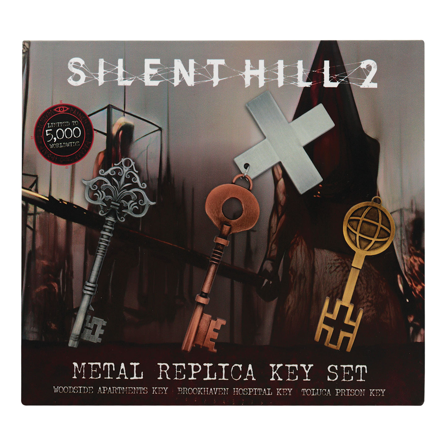 Silent Hill 2 Set of Replica Keys presentation box front