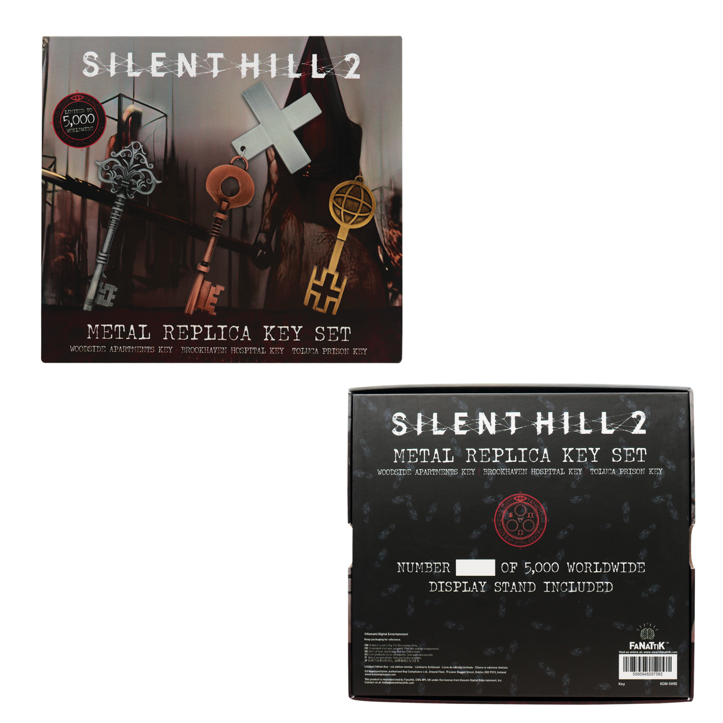 Silent Hill 2 Set of Replica Keys