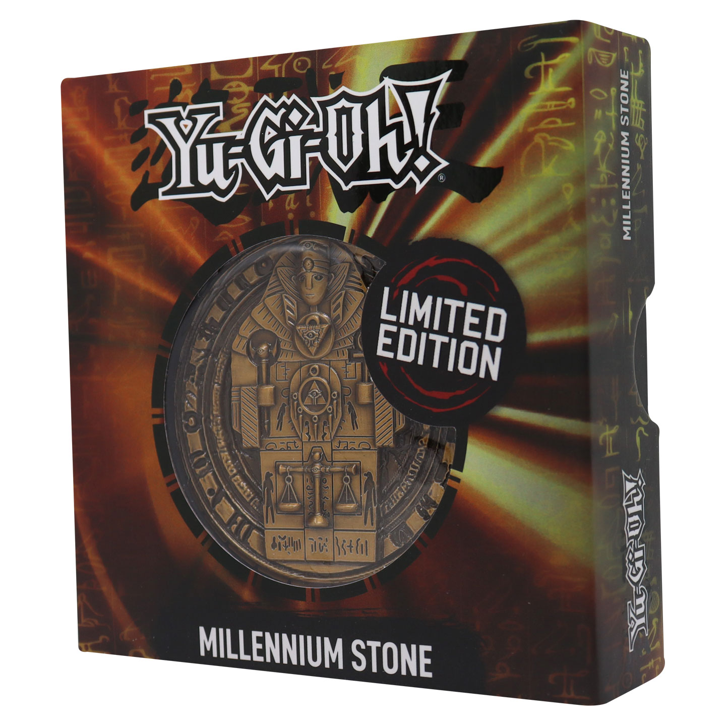 YuGiOh! Limited Edition Replica Millenium Stone angled view