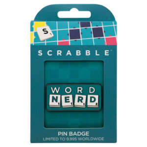 Scrabble - Limited Edition WORD NERD Pin Badge