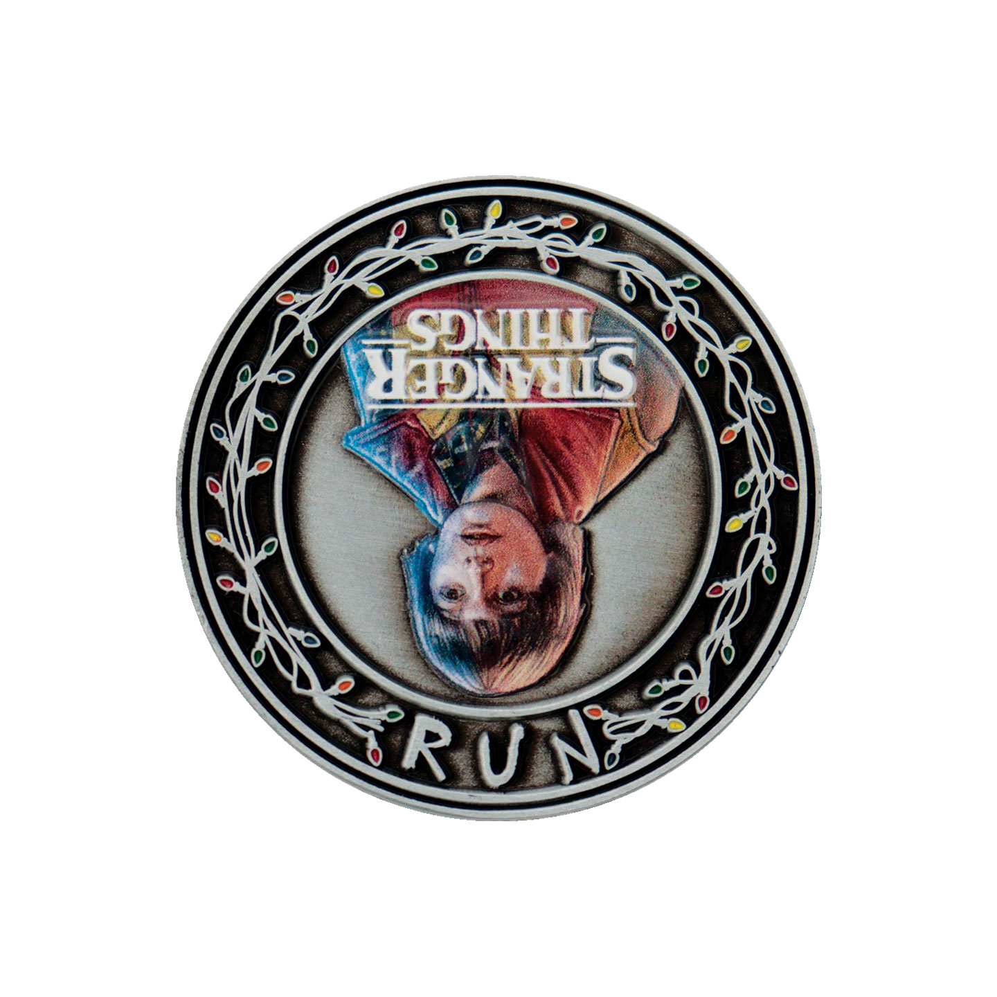 Stranger Things Will and Joyce Coin back view