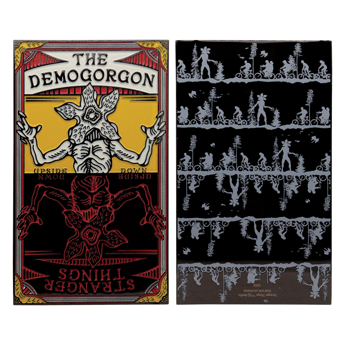 Stranger Things XL Demogorgan Ingot front and back view