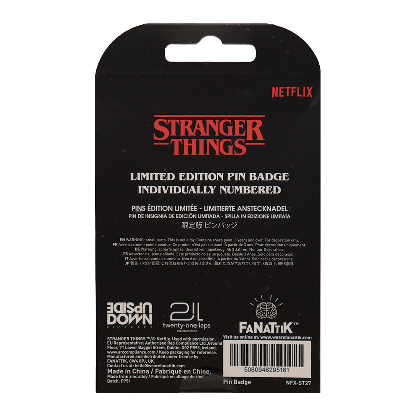 Stranger Things The Squawk Pin Badge