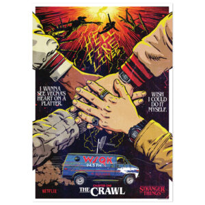 Stranger Things 5 Limited Edition 'The Crawl' Art Print