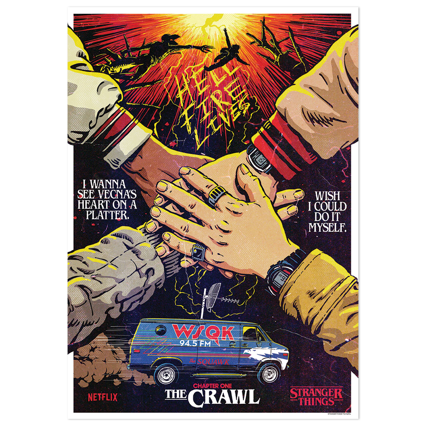 Stranger Things 5 Limited Edition 'The Crawl' Art Print