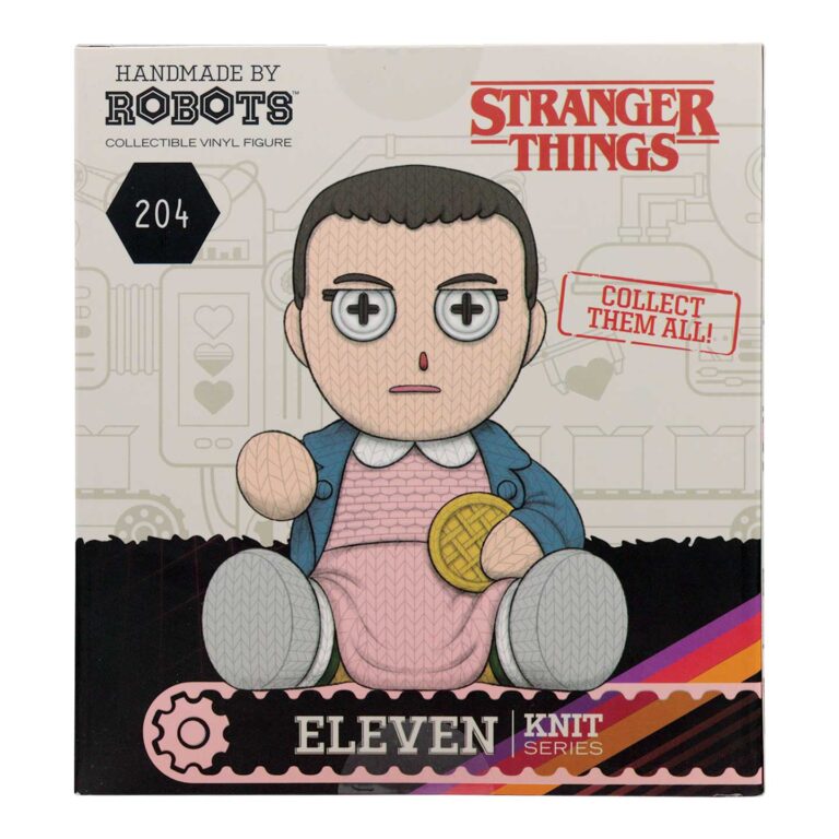 Stranger Things Eleven Collectible Vinyl Figure from Handmade By Robots presentation box back