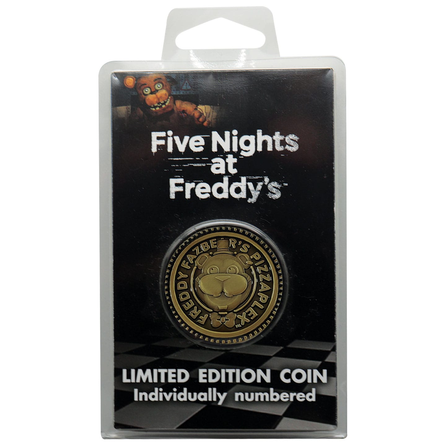 Five Nights at Freddy's One Faz Token Coin packaging front