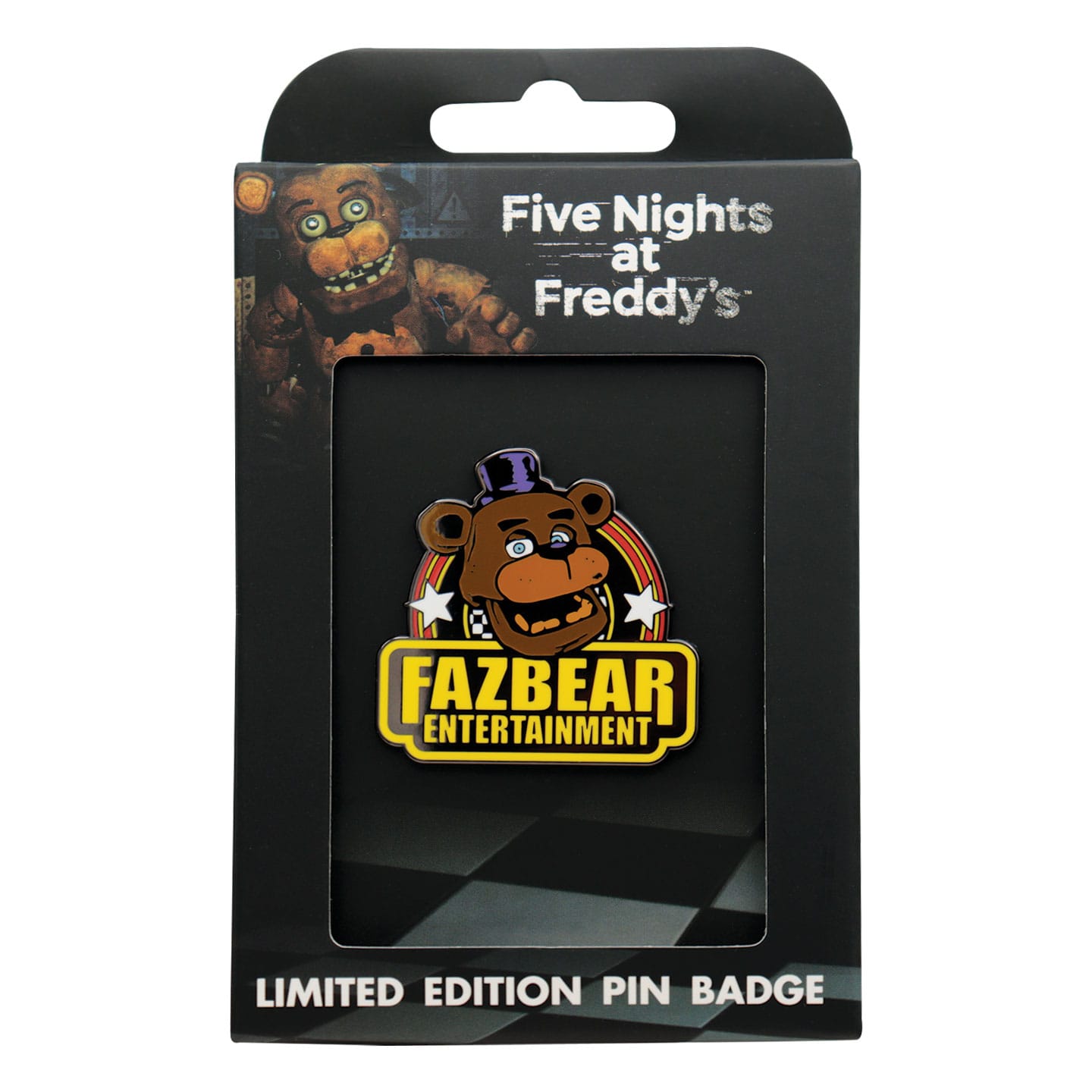 Five Nights at Freddy's Fazbear Entertainment Pin Badge presentation box front