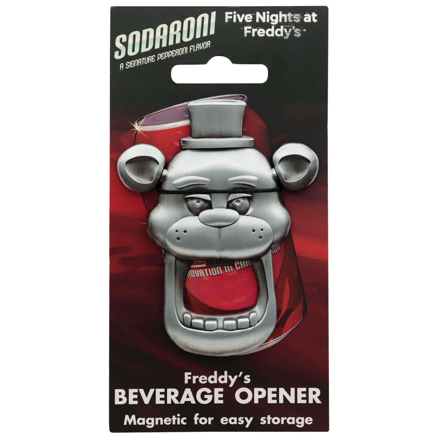 Five Nights at Freddy's Bottle Opener packaging front