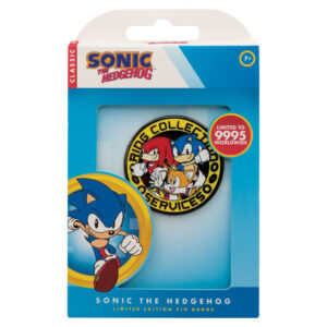 Sonic The Hedgehog Limited Edition Sonic, Tails, and Knuckles Pin Badge