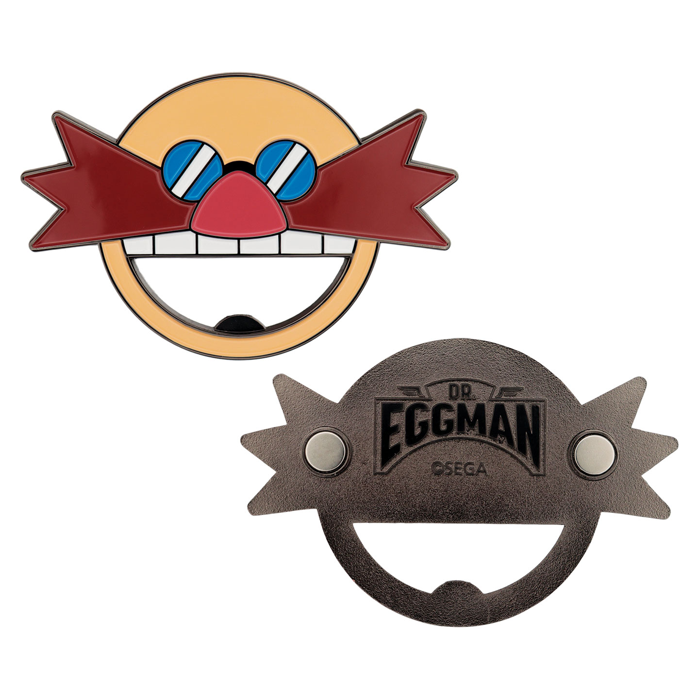 Sonic The Hedgehog Dr. Eggman Bottle Opener front and back view