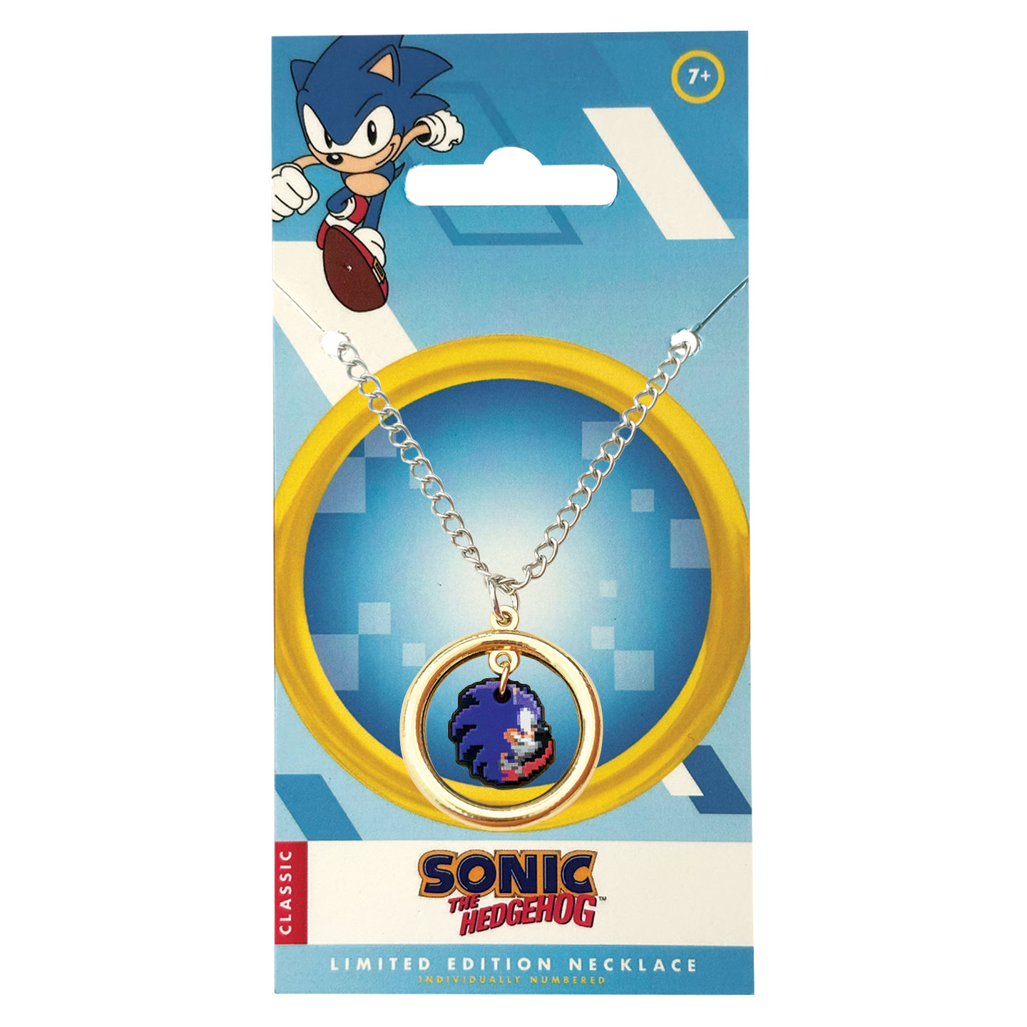 Sonic The Hedgehog Limited Edition Ring Necklace packaging front