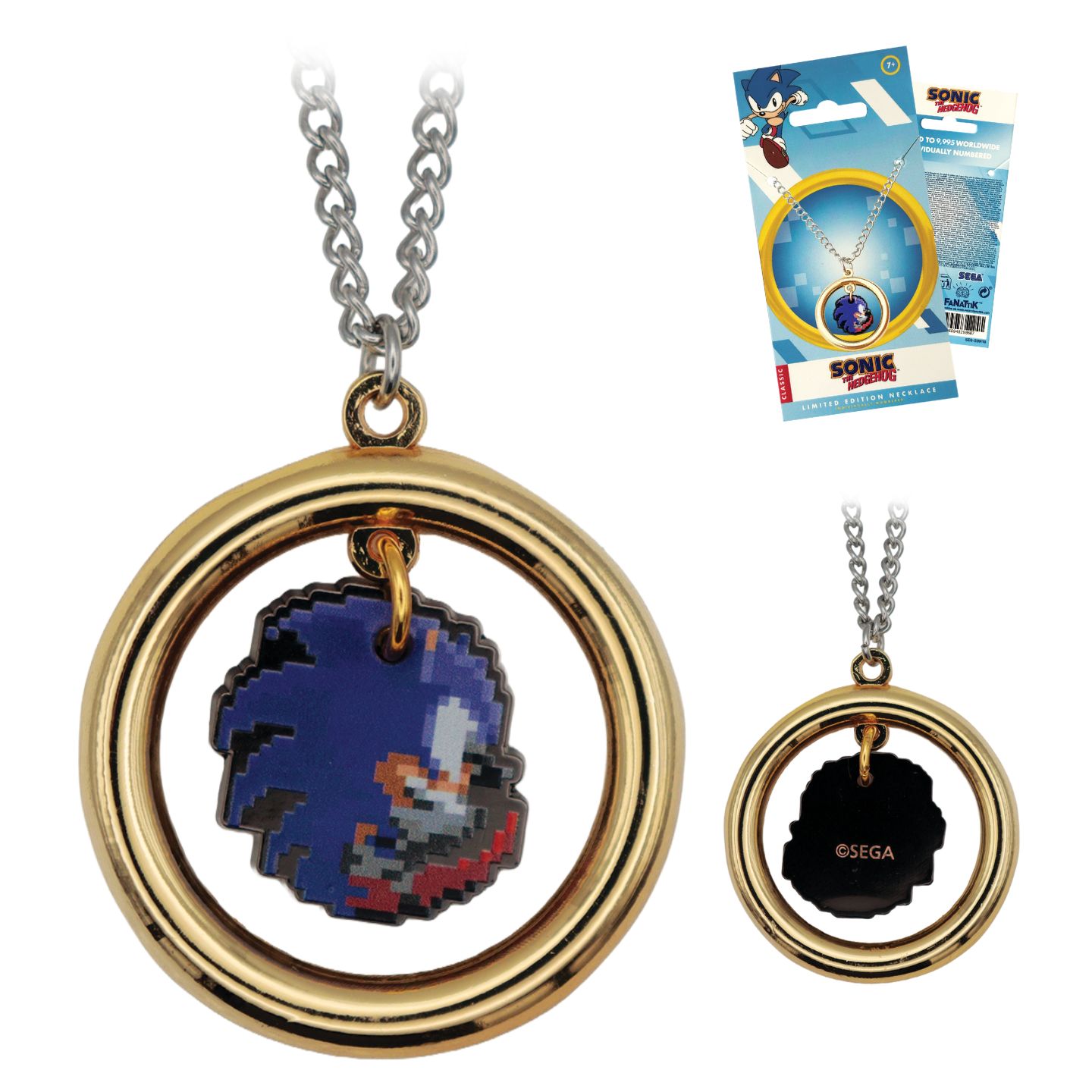 Sonic The Hedgehog Limited Edition Ring Necklace